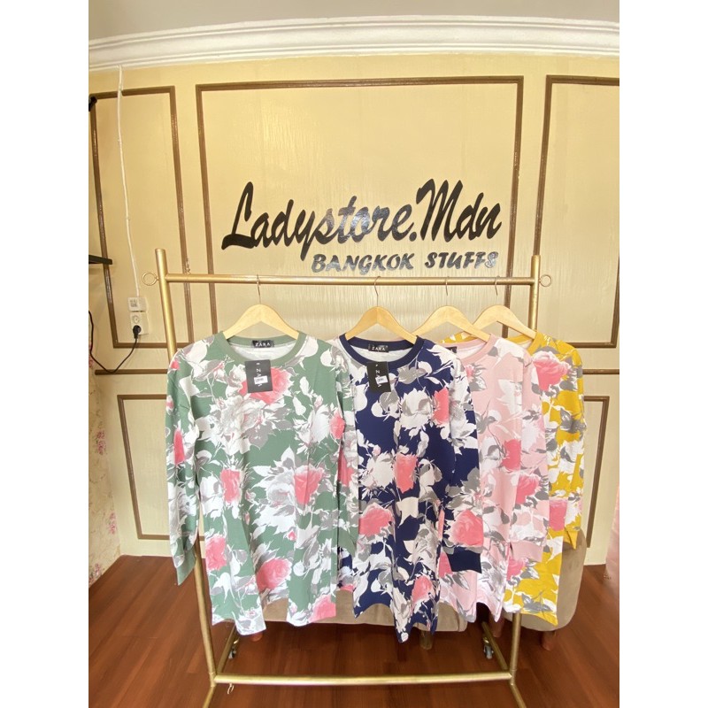 IMPORT BANGKOK MURAH-TUNIK FLOW ZARA