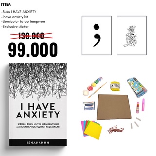 READY YES I HAVE ANXIETY BOOK buku yes i have anxiety by isnanahhh