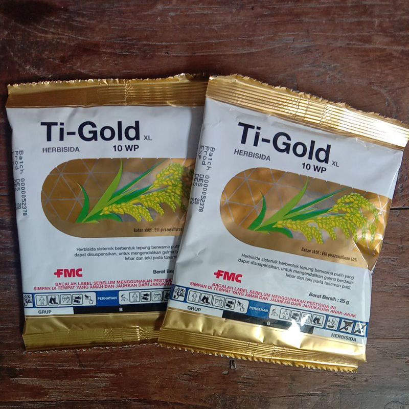 HERBISIDA TI-GOLD 10 WP 25 GR