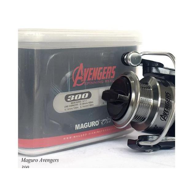 Hemat Reel Maguro Avenger | Mini Spinning | Pilih Ukuran - 300 Gilaa