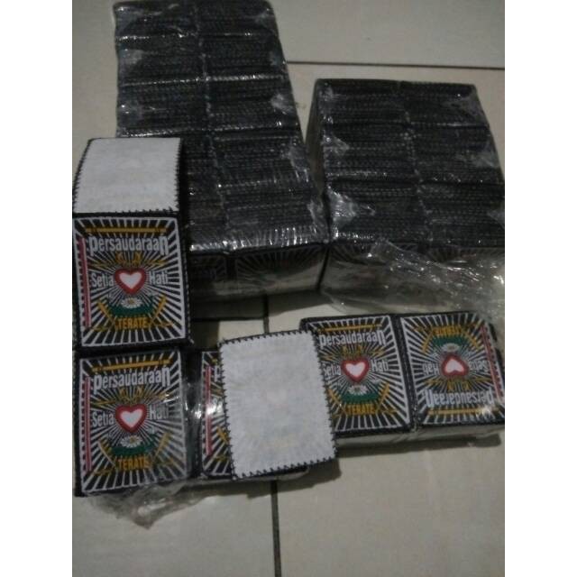 Gratis Ongkir Bet PSHT kecil Bet Sabuk SH Terate mini sablon Uk. 6cm x 4,5cm