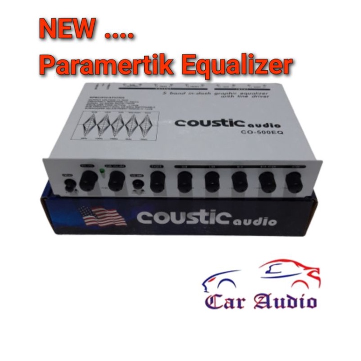 Pre Amp Parametrik Audio Mobil Equalizer Mobil PreAmp COUSTIC CO-500EQ
