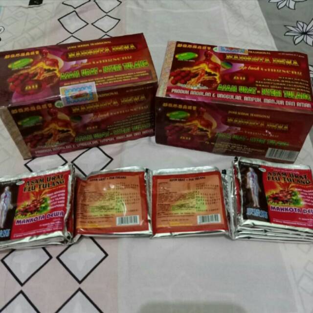 MAHKOTA DEWA - HERBAL MAHKOTA DEWA SERBUK MENGOBATI ASAM URAT FLU TULANG SEHAT