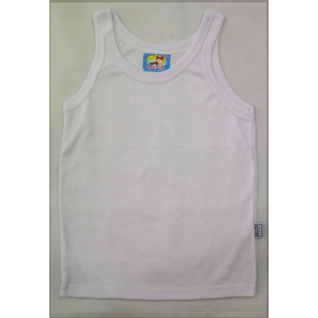 Singlet Baby Bayi Anak Kaos Putih Selica