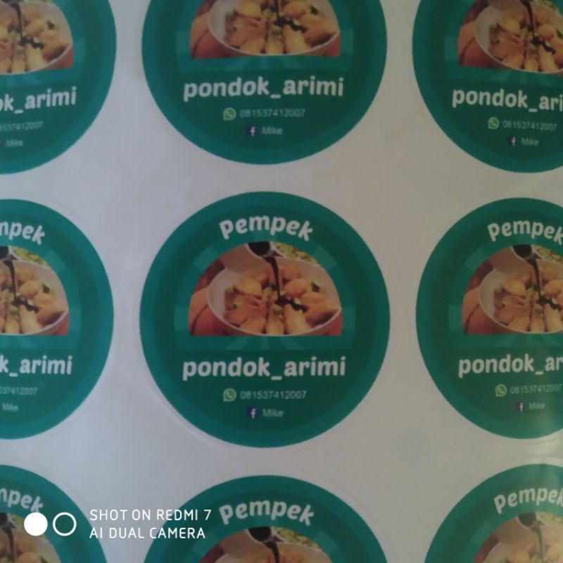 stiker cromo