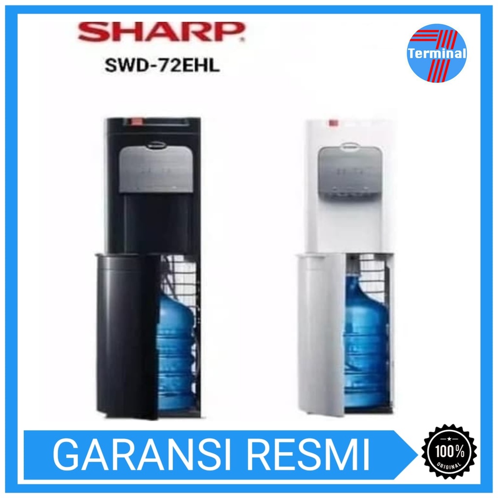 Jual SHARP SWD-72EHL-WH/BL Water Dispenser Galon bawah | Shopee Indonesia