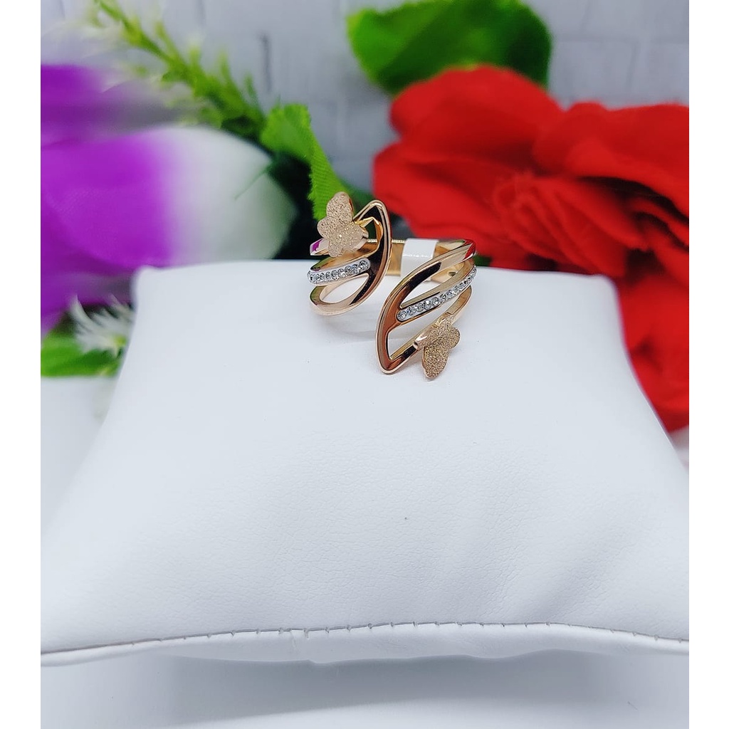 Cincin Titanium Permata 033-035 Terbaru