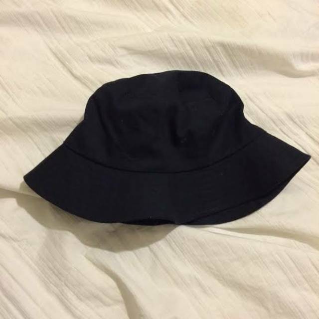 Bucket Hat Polos Pria Unisex Wanita Topi Pria / Topi Bucket Hat