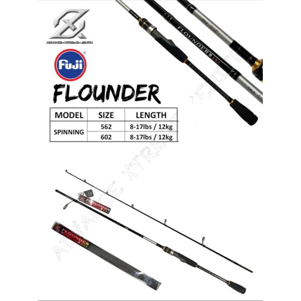 Joran Pancing AXZ Flounder 602 180cm 8-17lb Fuji