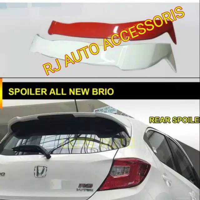 Spoiler brio 2018-2019 spoiler honda brio + lampu