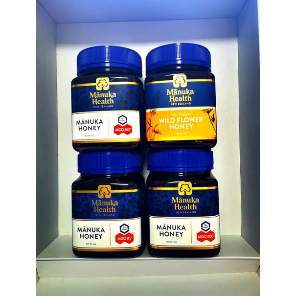 

Manuka Health Manuka Honey 1 kg MGO115 / MGO263 / MGO400 /Manuka+multi Wildflower dijamin ORI New Zealand