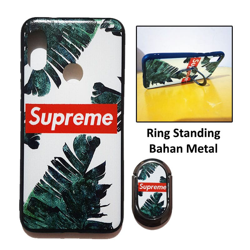 Case hp murah import  J7 2018 J3 2018 Gambar PLUS Ring Standing Metal  Casing Hardcase Motif cowok