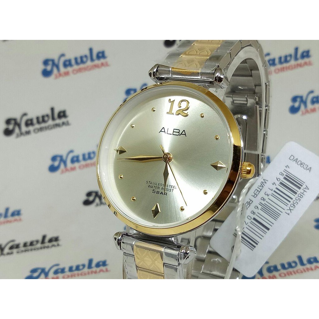 Alba Ladies AH8556X1 Quartz Silver Dial - Jam Tangan Wanita AH8556