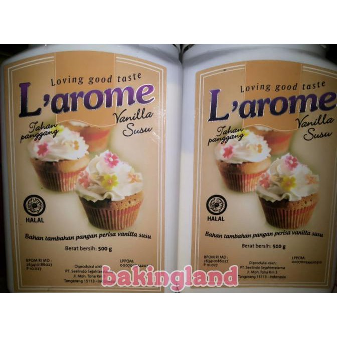 

PROMO ENAK Vanila Susu Larome 500gr Terlaris