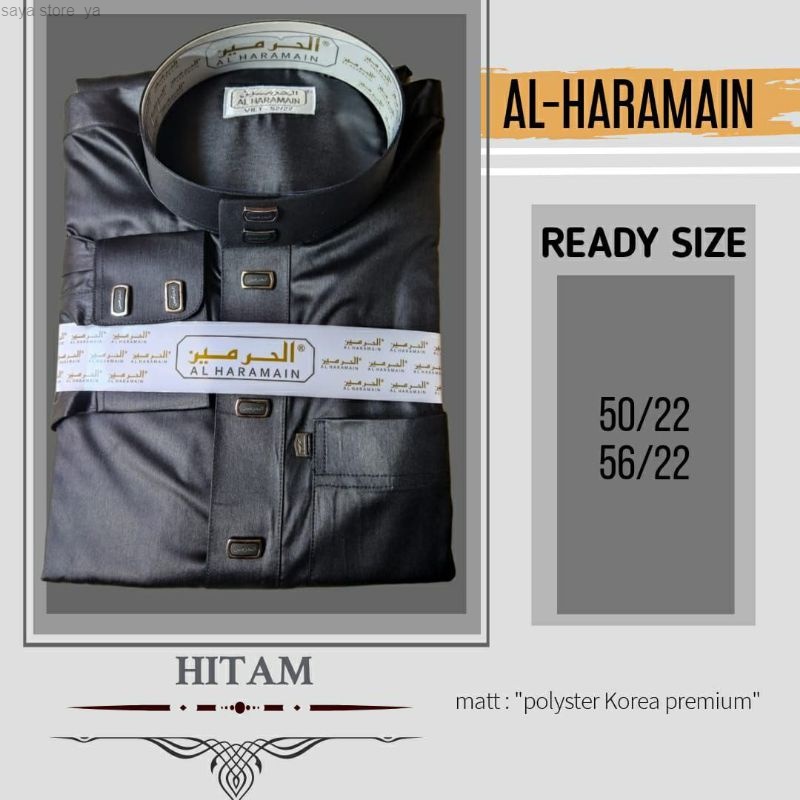 Jubah Import AL HARAMAIN POLYESTER MANSET PREMIUM || Jubah Saudi Import