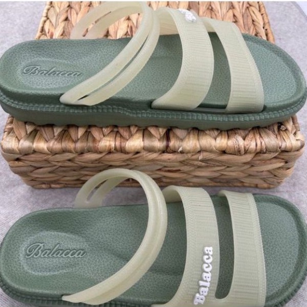 Sandal Wanita Bahan Karet Ukuran30-40 - 048t-048L