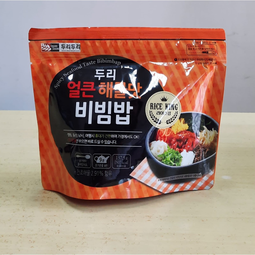 

Doori Doori Seafood bibimbap 137.5 Gram