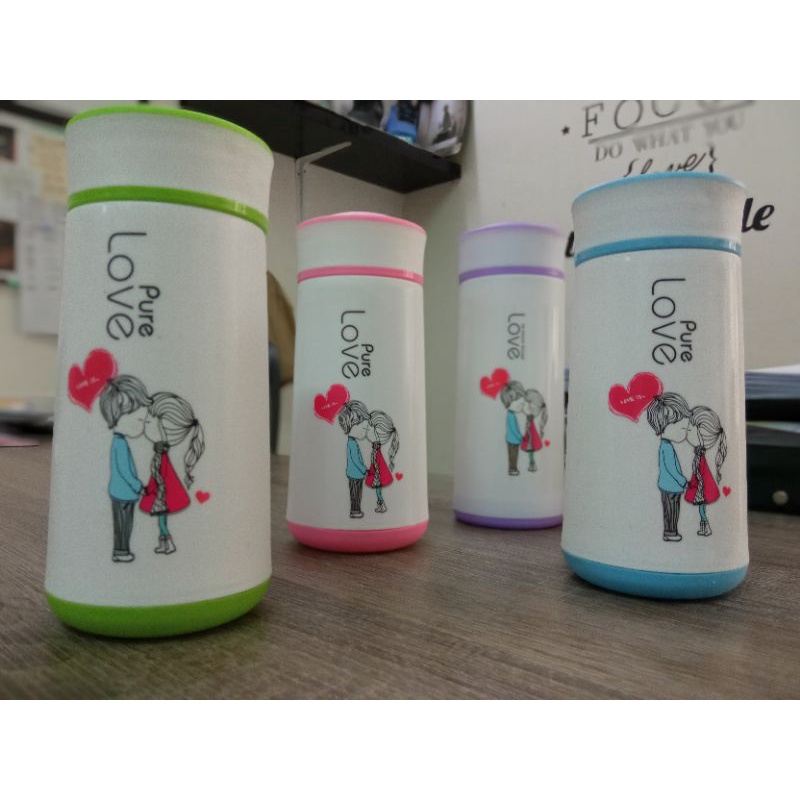BOTOL MINUM KACA ANIMAL SEJENIS 380-400ML