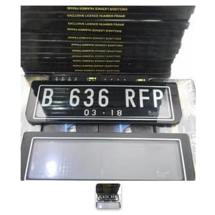 Frame Plat Nomor Dudukan Plat Nomor Mika Plat Nomor Mobil - Absolut