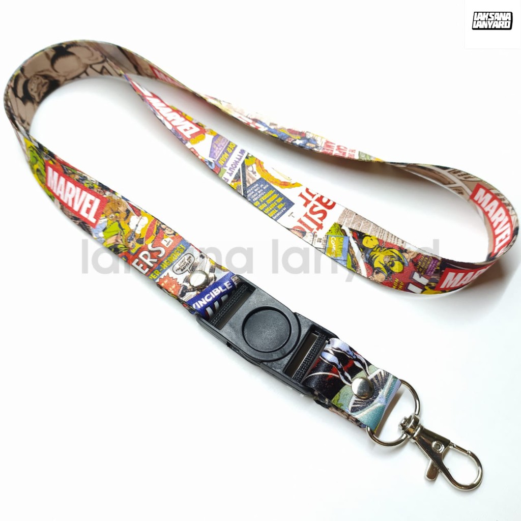 

Lanyard Tali ID Card motif MARVEL full printing