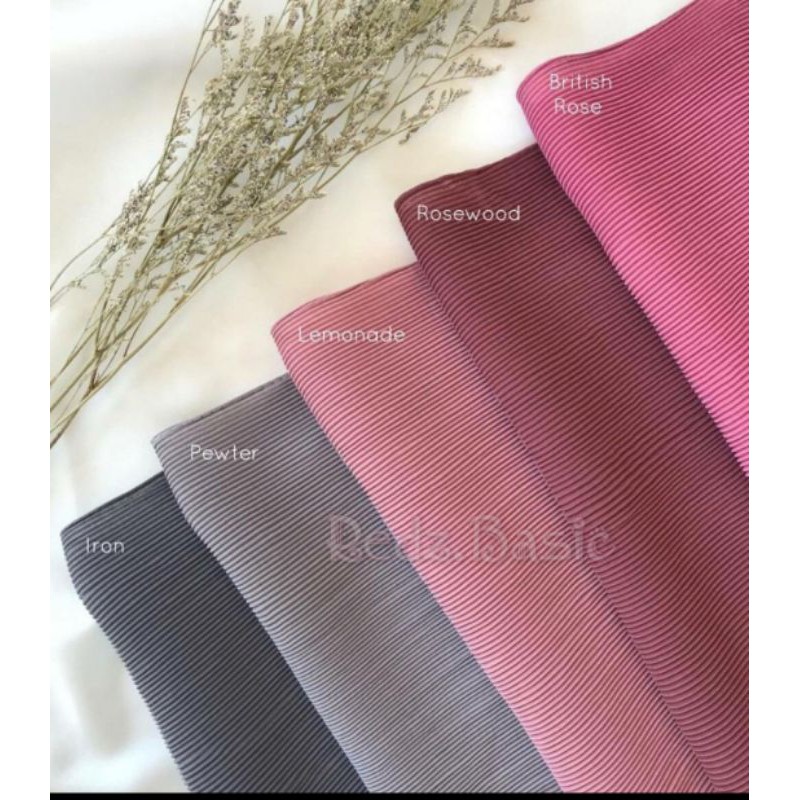 Jual Pleated Shawl Pashmina Plisket Ceruty Babydoll Lidi Premium Tanpa Garis Tengah Shopee