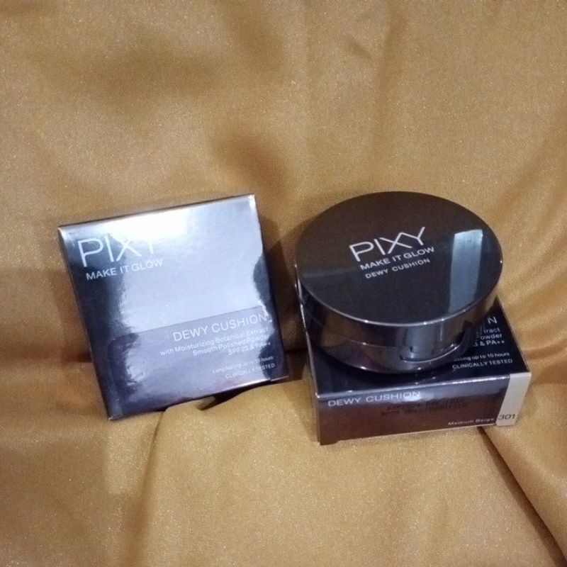 Pixy make it glow dewy cushion/bedak basah