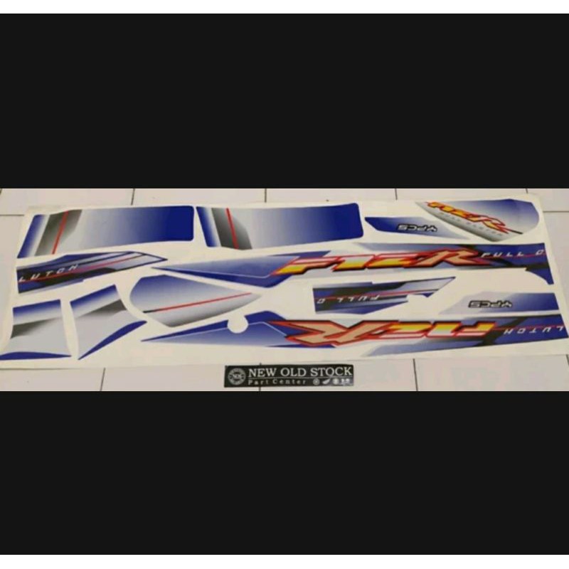 STRIPING STICKER F1ZR BIRU 2003 KUALITAS PREMIUM