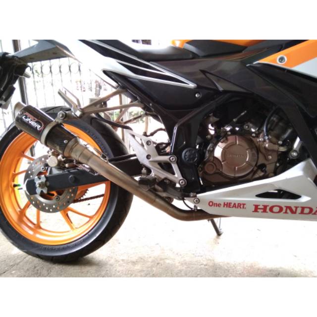 Knalpot proliner TR 1 original short carbon