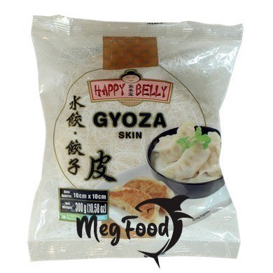 

Happy Belly Frozen Gyoza Skin / Kulit Pangsit / Kulit Dumpling 300grm