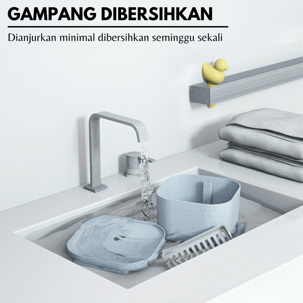 Pet Water Dispenser Fountain/Tempat Wadah Minum Air Mengalir/Air Mancur Hewan Kucing Anjing (Bebek)