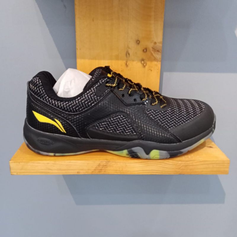 Badminton shoes original Li-Ning Cloud Ace Jojo Special Edition Black/Lime