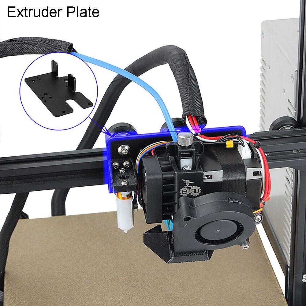 POPULAR Direct Drive Plate Professional Untuk Ender-3 CR-10 Plat Pemasangan Bahan Aluminium Alloy Untuk Untuk Ender-3 CR-10