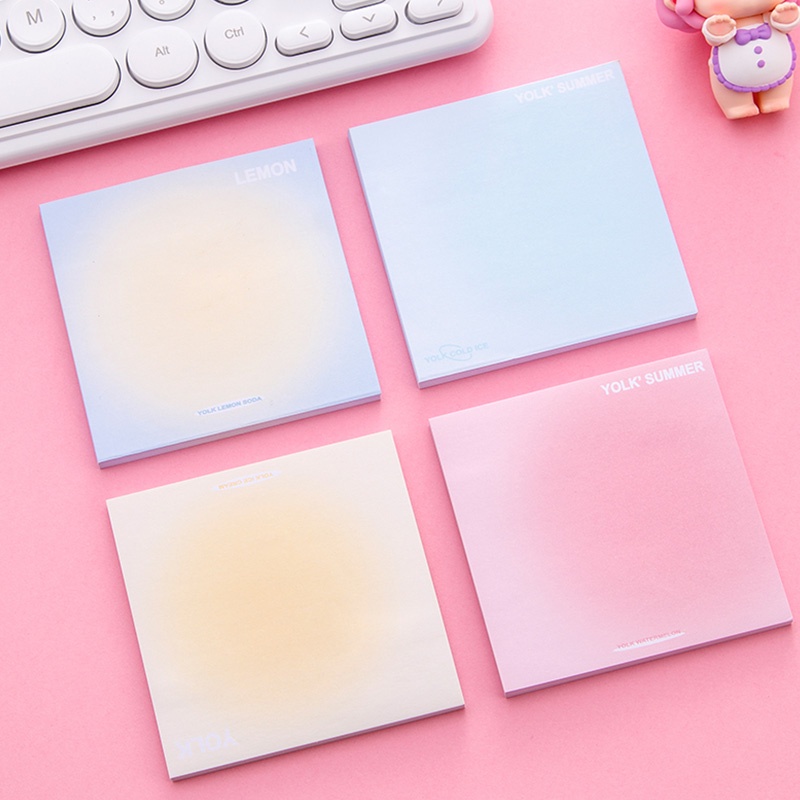 50 Lembar Sticky Note Mini Warna Gradasi