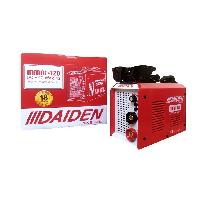 Mesin Las Listrik DAIDEN MMAi 120 Trafo Las Welding Machine 900 Watt Travo Las Mesin Las Daiden MMAi 120A 900 Watt Trafo Las Inverter Listrik 120 A Travo Las Welding Inverter