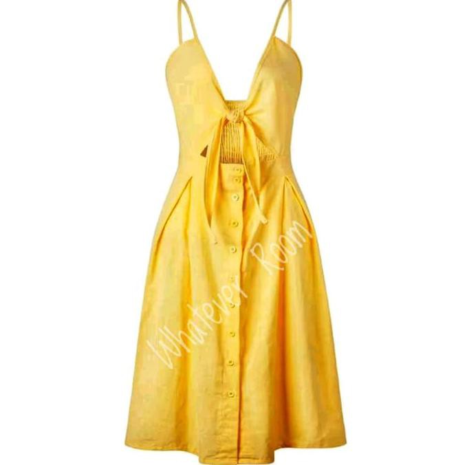 Super Bellini - Sexy Summer Dress Red Cut Out Bow Sale