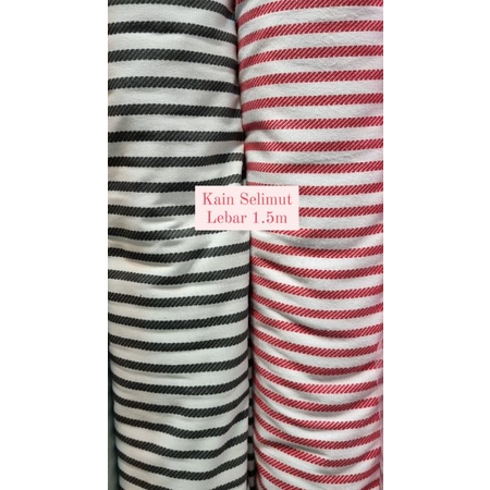 Bahan Kain Selimut Meteran, Bahan Lurik, selimut salur
