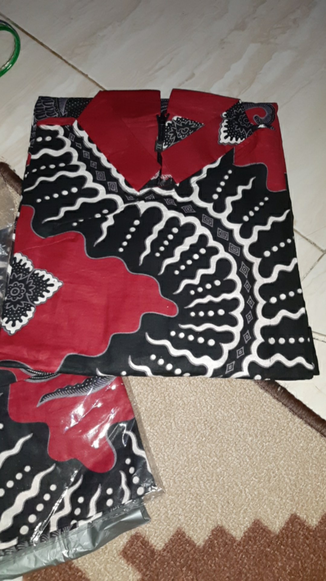 Maura Couple - Sania Ruffle Batik Couple Ori Ndoro Jowi Dnt Garansi