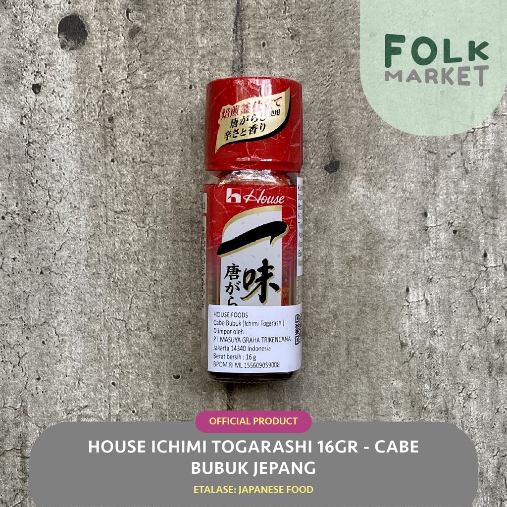 

HOUSE Ichimi Togarashi 16gr - Cabe / Cabai Bubuk Jepang