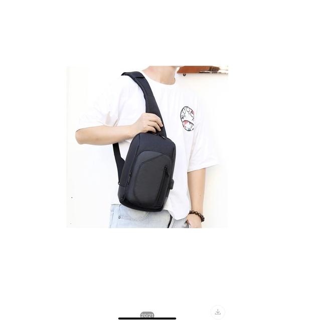 New ProductSR-1277Polo Super Tas Selempang Pria Sling bag Import Tas Polo Original USB Tas Kerja S