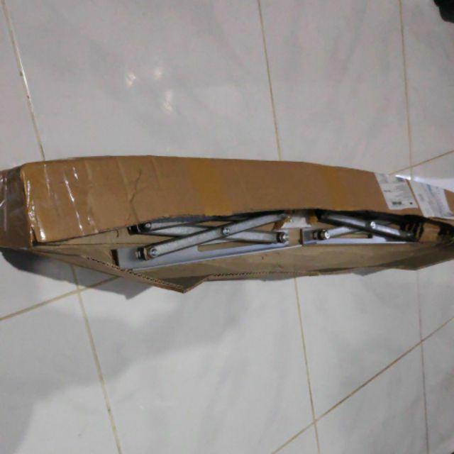 Jemuran Dinding Drying Laundry Stainless Anti Karat Jemuran Lipat Gantung 3 Galang Single 0.8m 80cm
