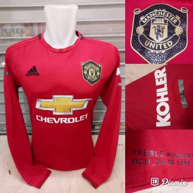 Jersey Bola MU Home Ls HQ go 19/20
