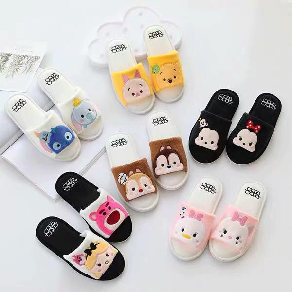 SANDAL STITCH DUMBO POOH PIGLET DAISY DUCK LOTSO MARIE CAT MICKEY MINNIE MOUSE SEPASANG