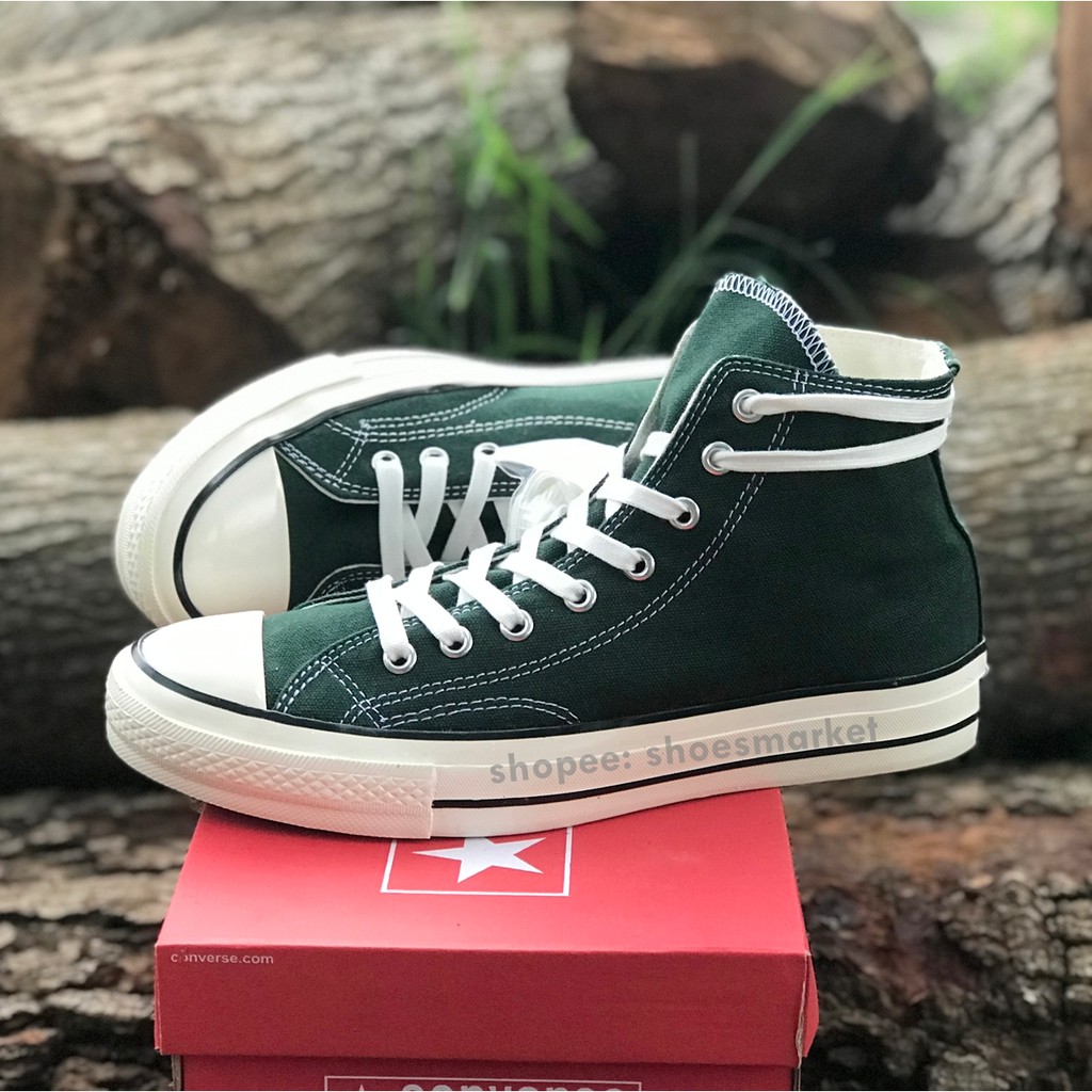 SEPATU CONVERSE 70S HIGH GREEN HERBAL ALL STAR CHUCK TAYLOR OBRAL MURAH