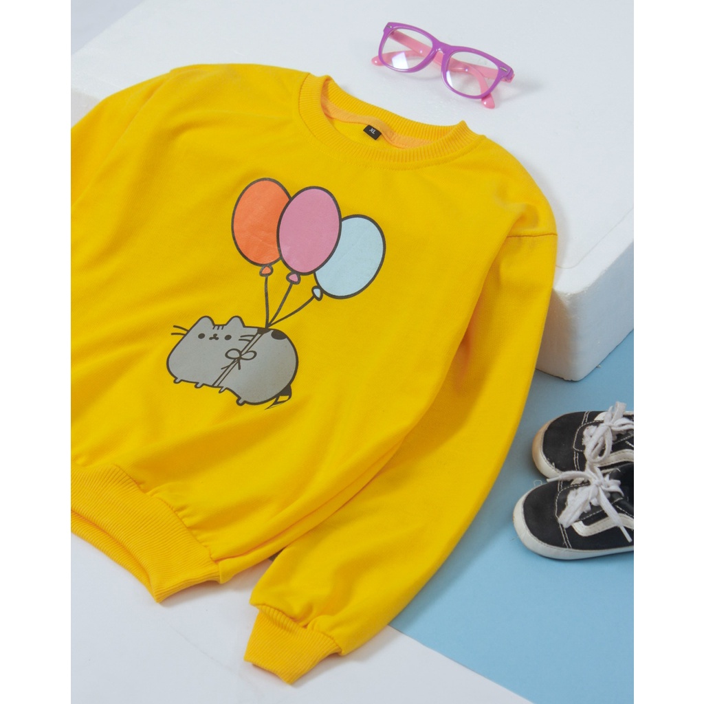 Promo Baju anak perempuan BALOON Sweater Anak Perempuan Umur 1 - 5 Tahun