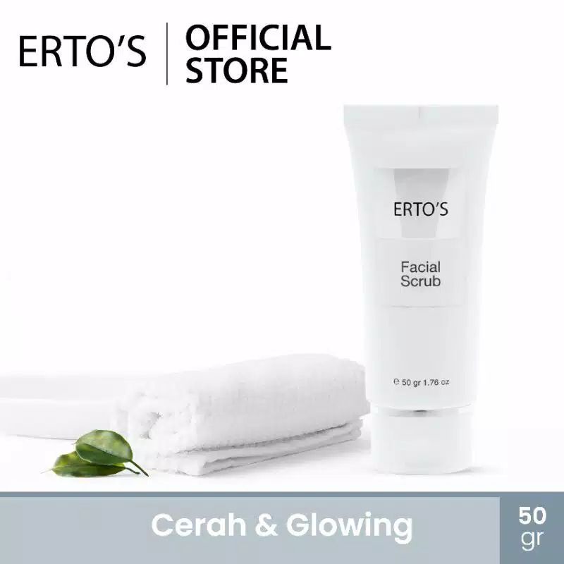 ERTOS FACIAL SCRUB SABUN MUKA PEMBERSIH WAJAH PRIA WANITA SABUN PERAWATAN KECANTIKAN WAJAH ORIGINAL