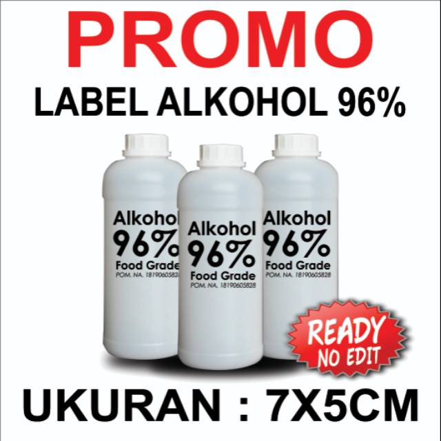 

PROMO Label Alkohol 96% - Murah - No Edit