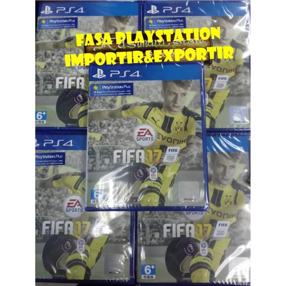 Kaset PS4 FIFA 17-Blueraydisk FIFA 17 PS4 New Tersegel Dari SONY Terlaris