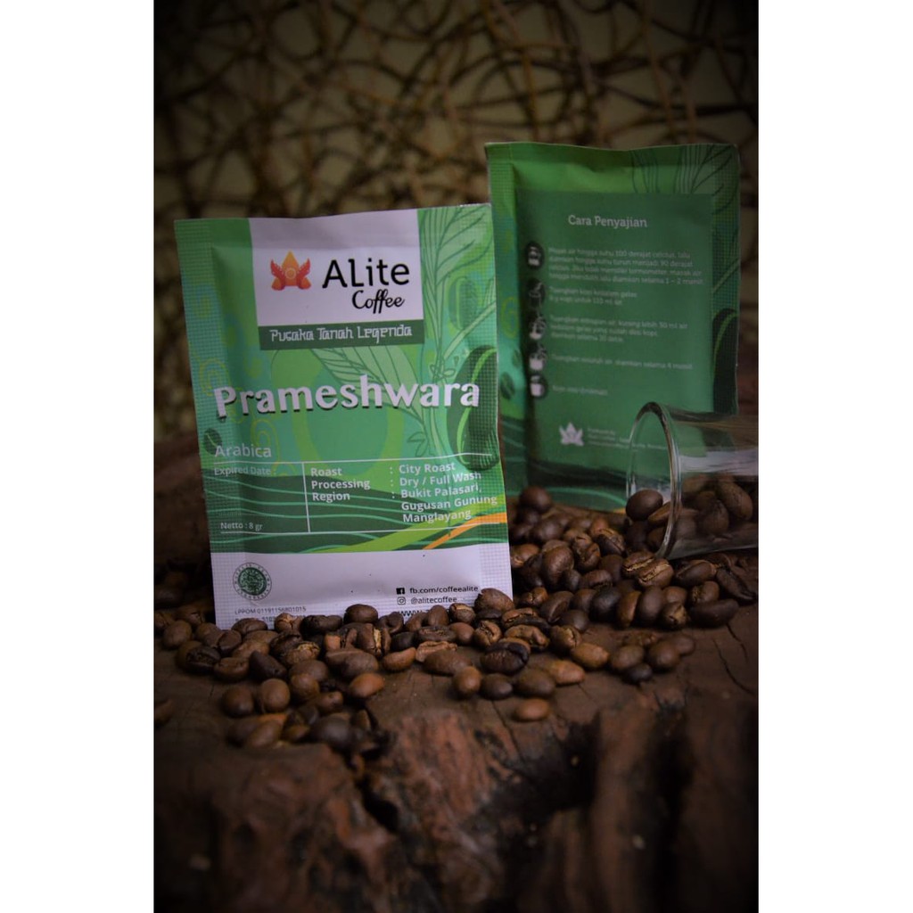 

Kopi Palasari Sachet Arabika PRAMESHWARA ALite Coffee