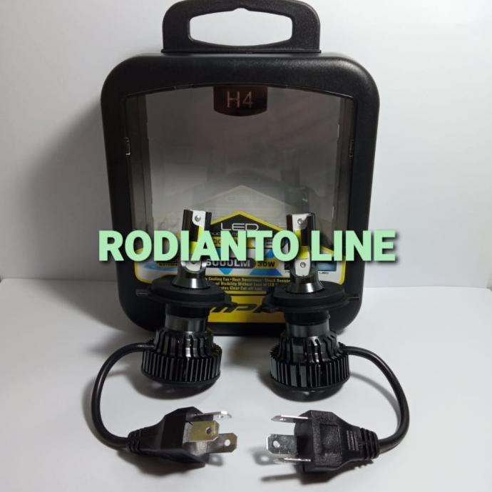 LAMPU LED MOBIL H4 12V 6000LUMEN WHITE - AVANZA INNOVA YARIS VIOS rod14 Ayo Order