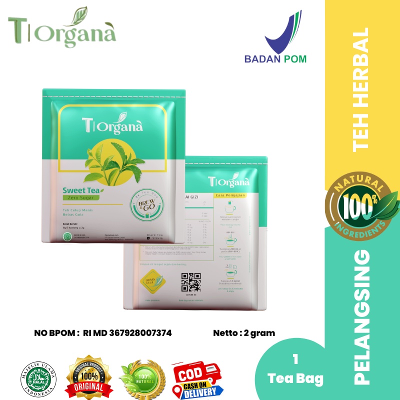 

LANGSING ALAMI !!! Teh Celup Daun Teh Hitam Herbal Alami dan Peluntur Lemak Terampuh